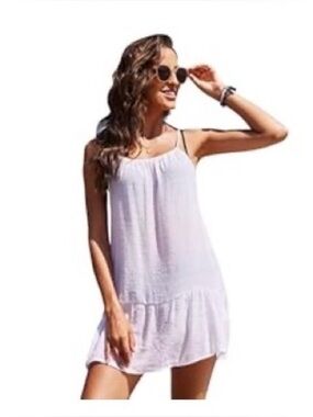 White Halter Beach Cover-Up